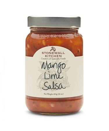 Stonewall Kitchen Mango Lime Salsa, 16 Ounces - Buy Online on GoSupps.com