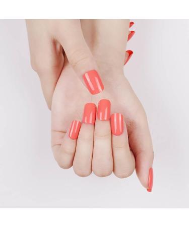 Zaubern gel4Home - Premium UV Nail Wraps & Foils | Semi-Cured Gel Nails in Coral | Shop Internationally - Buy Online on GoSupps.com
