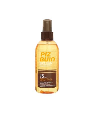 Piz Buin Wet Skin Transparent Sun Spray SPF 15 Medium 150ml - Buy Online on GoSupps.com
