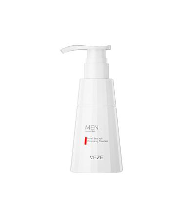 VENZEN Men's Face Foam Washer Sea Salt Deep Cleansing Facial Skin Cleanser Oil Control 150g / 5.07fl.oz