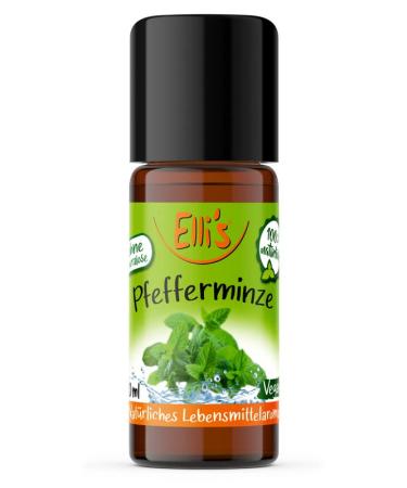 Ellis flavors peppermint Natural food aroma |Aroma concentrate from 100 % vegan and natural origin |For dishes & drinks |10 ml