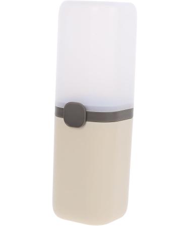 Minkissy 4-Piece Portable Cup & Toothbrush Set | Travel Case for Toothbrush & Toothpaste | Gray | Storable Toothpaste Container | 20x6.5cm | International Shipping Available - Buy Online on GoSupps.com