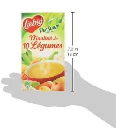 Liebig Pur Soup' Moulin of 10 Assorted Vegetables 1 L Brick - Pack of 4 - Buy Online on GoSupps.com