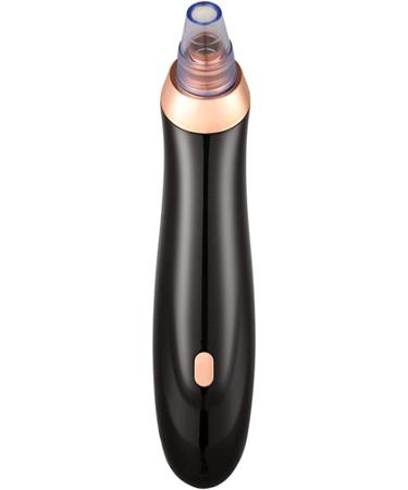 QINERSAW Blackhead Remover Pore Cleaner Blackheads Pore Sucker with 5 Suction Heads Acne Comedone Extractor Kit Blackhead Removal Tool for Beauty Salon (Color : Red) (Color : Black)