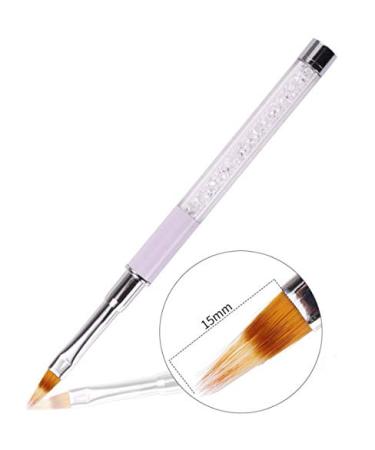 Uddiee Diamond Line Ombre Brush I Nail Art Comb with Rhinestones for Perfect Color Gradients & Baby Boomers International Shipping Available - Buy Online on GoSupps.com
