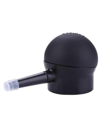 HAPINARY 4 Pcs Silicone Nozzle Spray Applicator Pump Fiber Powder Spray Bottle Plastic Abs Black