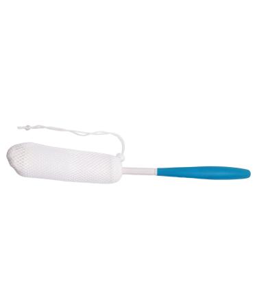 Dciustfhe rear shower brush easy to reach body brush with non -slip bent shower brush suitable for lterer showers