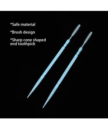 NATUDECO 1100 Pieces Toothpicks for Oral Care | Interdental Cleaning Tools | Blue Tooth Cleaning Care - Buy Online on GoSupps.com