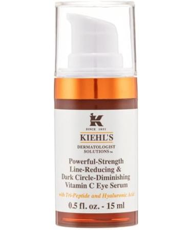 Kiehl's Powerful-Strength Line-Reducing and Dark Circle-Diminishing Vitamin C Eye Serum 15ml - Buy Online on GoSupps.com