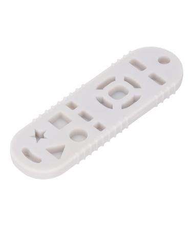 Baby Teething Toy - TV Remote Shaped Silicone Chew Toy for Soothing Relief (Beige) - Buy Online on GoSupps.com