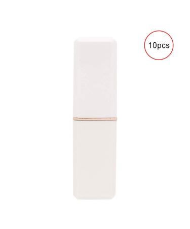 10-Pack Refillable Square Lipstick Tubes - DIY Empty Lipstick Container for Customization & Crafts - Buy Online on GoSupps.com