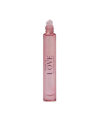 ASCENTION Ascent to Love Astral Elixir | Clean Perfume with Rose Quartz Healing Crystal Rollerball | Skin Safe Roll-On Parfum | Juicy Fruity Floral Scent w/Bergamot Jasmine & Sandalwood Ascent to Love 0.34 Fl Oz (Pack of 1)