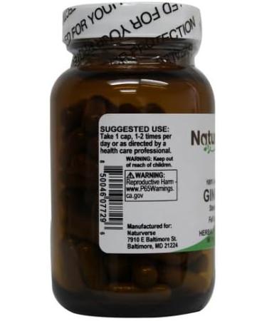 Naturverse Ginkgo Powder Capsules 90 VegCaps - Buy Online on GoSupps.com