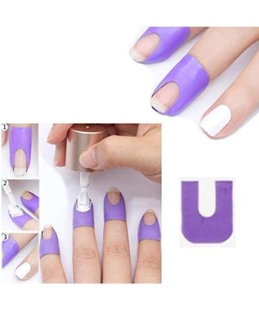 RIYAN 10 Sheet Elastic Peel Off Tape for Nails Painting Polish Guard Protectors DIY Nail Prevent Nail Blue - Buy Online on GoSupps.com