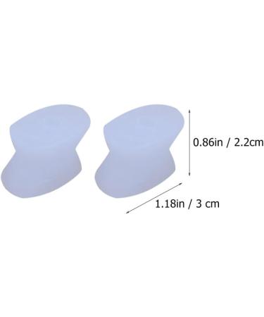 24 pcs Silicone Toe Spacers for Hallux Ectropion Calluses - Bunion Straightener Tools - Buy Online on GoSupps.com