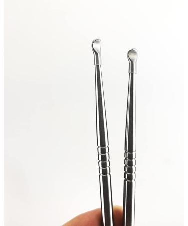 Airgoesin 2pcs Tonsil Stone Removal Pick Set - Premium Stainless Steel Oral Cleaner with 10 Soft Silicone Caps | Tonsillolith Removal Tool - Buy Online on GoSupps.com