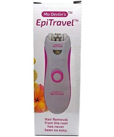 Ma Devlin Epi Travel Slim Compact Epilator (Pink) - Up to 6 Weeks Hair Removal from the Root - Buy Online on GoSupps.com