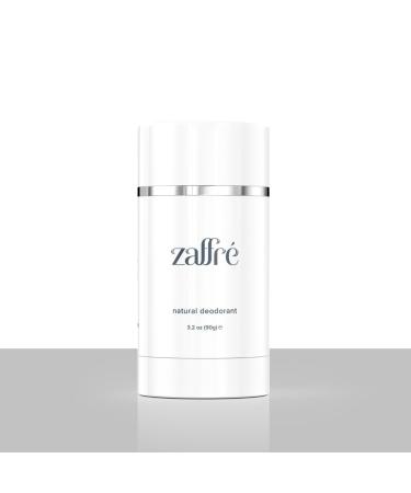 Zaffr Natural Deodorant - Max Performance | BioShield Pro+ Technology Ultimate Protection | Aluminum-Free Vegan All Skin Types | No White Marks Extra Strength 3.2 oz Truly Unscented
