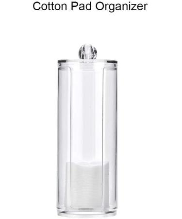 Uxsiya Cotton Pad Organizer - Transparent Acrylic Dispenser for Makeup | Stylish & Durable Cotton Pad Case - Buy Online on GoSupps.com