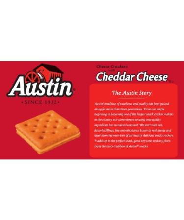 Cheddar Cheese Austin Cheese Crackers 1.38 oz - 27 Count (Pack of 2) - Buy Online on GoSupps.com