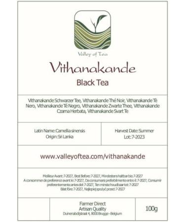 Feuille De Th Noir Du Sri Lanka - Grade Sp cial De Nuwara Eliya - Buy Online on GoSupps.com