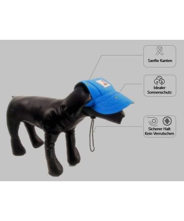 Buy Generic Dog Hat - Adjustable XL Blue Pet Hat for Sun Protection | International Shipping - Buy Online on GoSupps.com