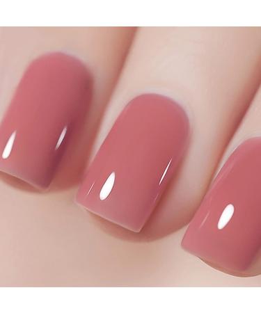Vishine Nude Gel Polish Kit Sheer Milky Pink Jelly Transparent UV LED Gel Nail Gel Polish Varnish Nail Art DIY Saon 6Pcs 8ML C054 - Buy Online on GoSupps.com