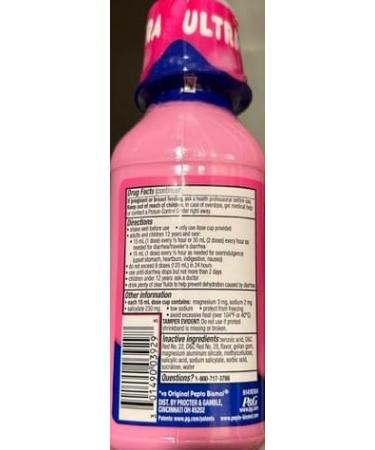 Pepto Bismol Upset Stomach Reliever/Antidiarrheal Max Strength 8 oz (Pack of 6) - Buy Online on GoSupps.com