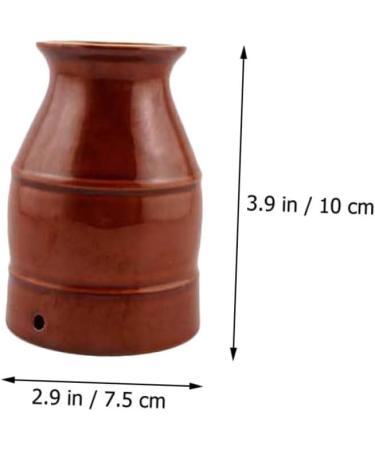 TOVINANNA 2 STK Cupping & Moxibustion Glass Shrinkers - Multi-Purpose Moxa Burner Pot & Massage Tools for Home Therapy - Buy Online on GoSupps.com