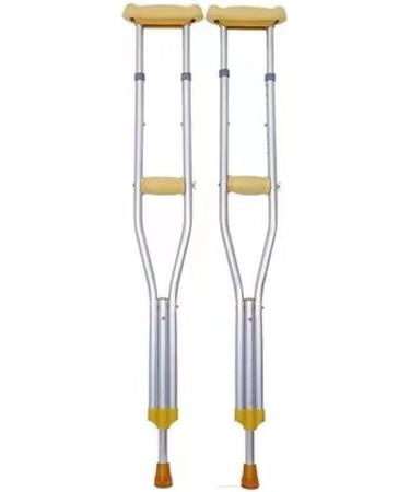 Aluminium Underarm Crutches Stainless Steel Double-Lift Crutches Aluminium Double-Lift Crutches (Color : Yellow) Smooth Sailing - Buy Online on GoSupps.com