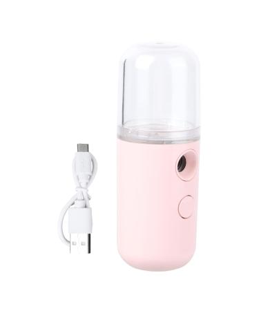 Housoutil 1pc Portable Humidifier Portable Diffuser Handy Mist Sprayer Mini Face Steamer Cosmetic Fan Student