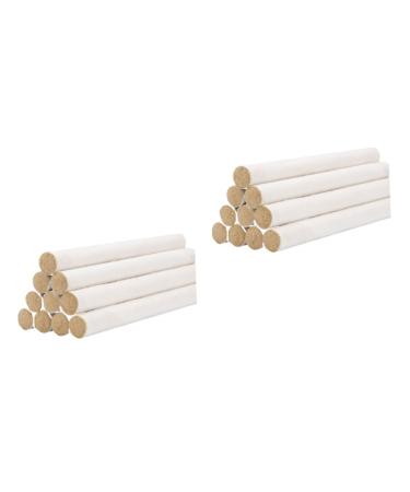 Gleavi 20 STK MOXA MOXIBUSTION Family gifts Household gifts White Out Familen Gifts Window Stick Handmade Sticks Gold Handmade Stock White