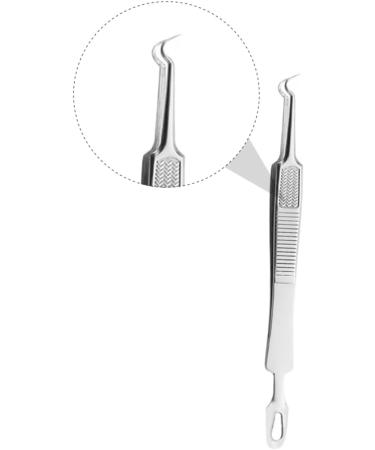 VINTORKY 3pcs Clip Blackhead Comedone Mole Removal Scissor Removal Tweezers Kit Stainless Steel Silver - Buy Online on GoSupps.com