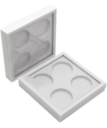 DOITOOL 4 Pcs 4 Eyeshadow Aluminum Tin Jars Lipstick Case Packing Box Lipstick Box Magnetic Attraction 1 count (Pack of 1) Whitex2pcs - Buy Online on GoSupps.com