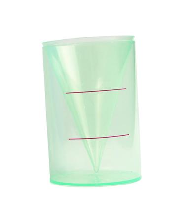 Lurrose 2 STK cylinder cone for teaching math teaching devices Transparent Geometric Model Mathematical Demonstrator Teachatory Mathematical Model Foldable Blind intestine plastic