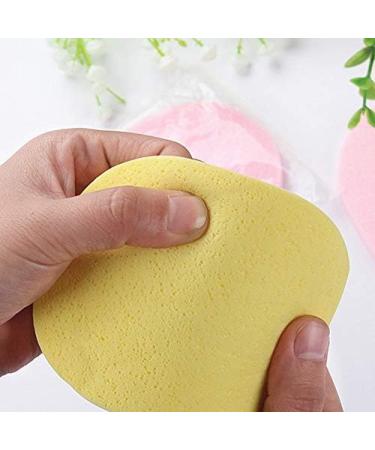 SHOUD 4pcs Facial Sponges Face Cleansing Sponge for Face Cleansing Massage Pore Exfoliating Mask Makeup Removal Exfoliating Cleanse Sponge Puff Random Sent - Buy Online on GoSupps.com