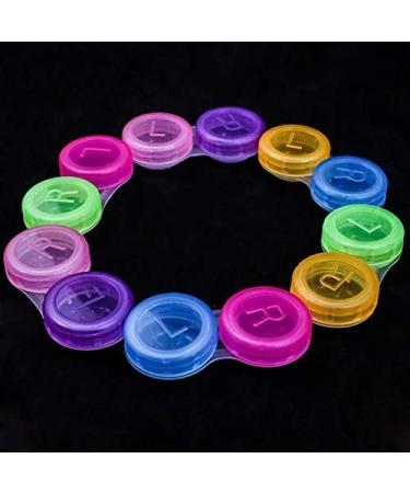4PAIR Portable Mini Plastic Contact Lens Travel Holder Storage Soaking Box Case - Buy Online on GoSupps.com