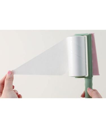 Extra Sticky Lint Roller for Clothes - 2 in 1 Pet Hair Remover & Carpet Scraper | Quick Dehairing Tool with 3 Refills - Buy Online on GoSupps.com
