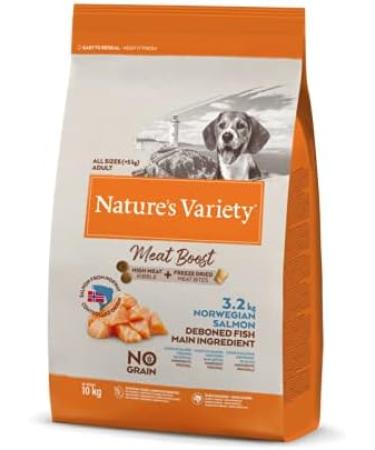 Nature's Variety - True Instinct Raw Boost - with Fresh Salmon - 10kg - Buy Online on GoSupps.com
