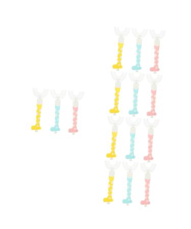 Beavorty 15 STK children's toothbrush toothbrushes for children toddler handheld children toothbrush cleaning brush mouth cleaning tools for children manual children's and toothbrushes caricature