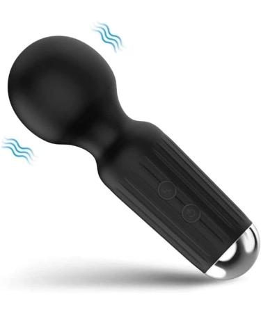 Handheld Cordless Mini Massager for Muscle Tension Relief - Waterproof Silicone - Quiet & Ergonomic Design - Black - Buy Online on GoSupps.com