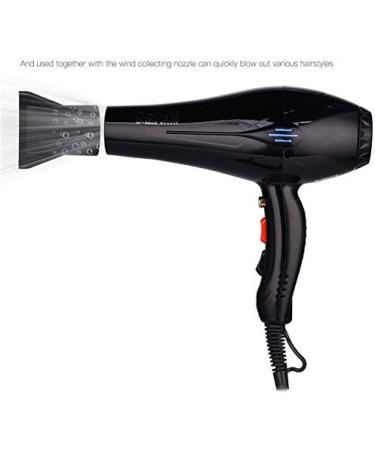 4000W Powerful Professional Salon Hair Dryer Negative Ion Blow Dryer Electric Hairdryer Hot/Cold Wind With Air Collecting Nozzle - Buy Online on GoSupps.com