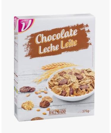 C r ales de bl complet et riz souffl enrob s de chocolat au lait Hacendado Linnea V Pack de 3 375g