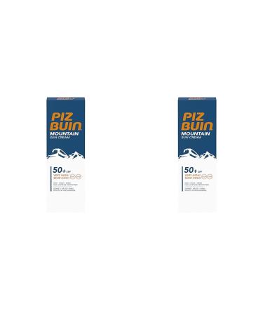 Piz Buin Mountain Sun Cream sunscreen sun protection winter sports high protection against sunburn cold and wind LSF 50+ 50 ml (pack with 2) 50 ml (2 -pack) sunscreen