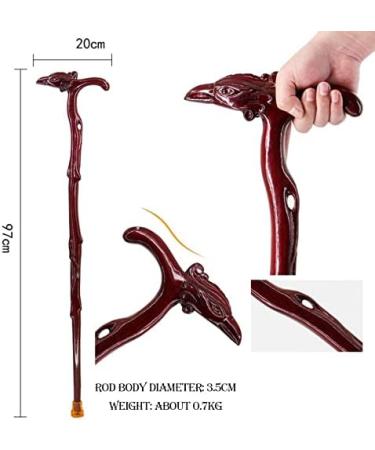 Wooden Cane Rosewood Faucet Crutches Old People Sticks Walking Sticks Walkers Gifts WoodenCanes for Men and Women decorate Selfless dedication - Buy Online on GoSupps.com