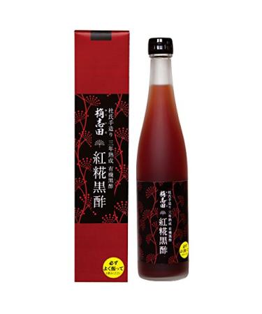 KAKUIDA Red Yeast Rice Black Vinegar (Beni Koji) -16.9 Fl, Oz (500 ml)