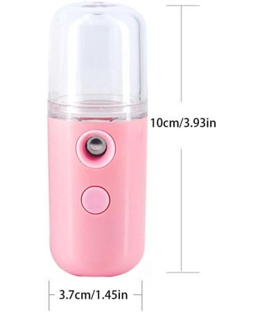 Facial Mister Portable Mini Face Sprayer USB Rechargeable Facial for Hydratin Face Sprayer Pink - Buy Online on GoSupps.com