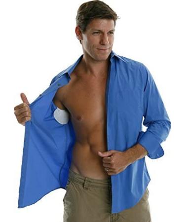 24 Disposable Premium Underarm Sweat Pads - Absorbent Armpit Shields - Buy Online on GoSupps.com