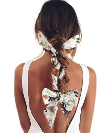 3PCS Chiffon Twist Knotted Headbands for Women with Long Thick Hair - Navy Red White Head Wraps for Non Slip Style - Buy Online on GoSupps.com