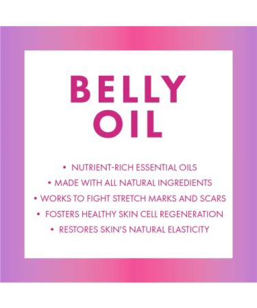 Belly Oil for Pregnancy | Stretch Mark Reduction & Scar Prevention Therapy | Safe for Pregnancy & Postpartum | Dermatologist Recommended | 4 Fl Oz - Buy Online on GoSupps.com